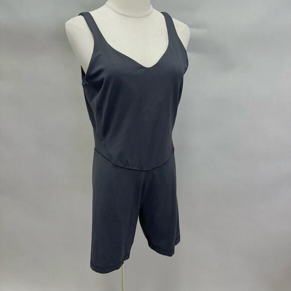 Lululemon Align Onesie 8" in Black Size‎ 12 One Piece Bodysuit Bike Shorts - Picture 6 of 16